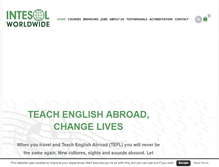 Tablet Screenshot of intesolinternational.com